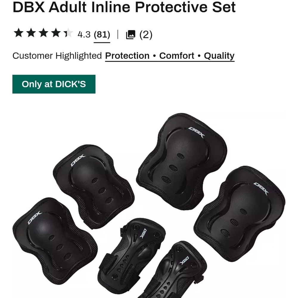 DBX Adult Inline Protective Set
